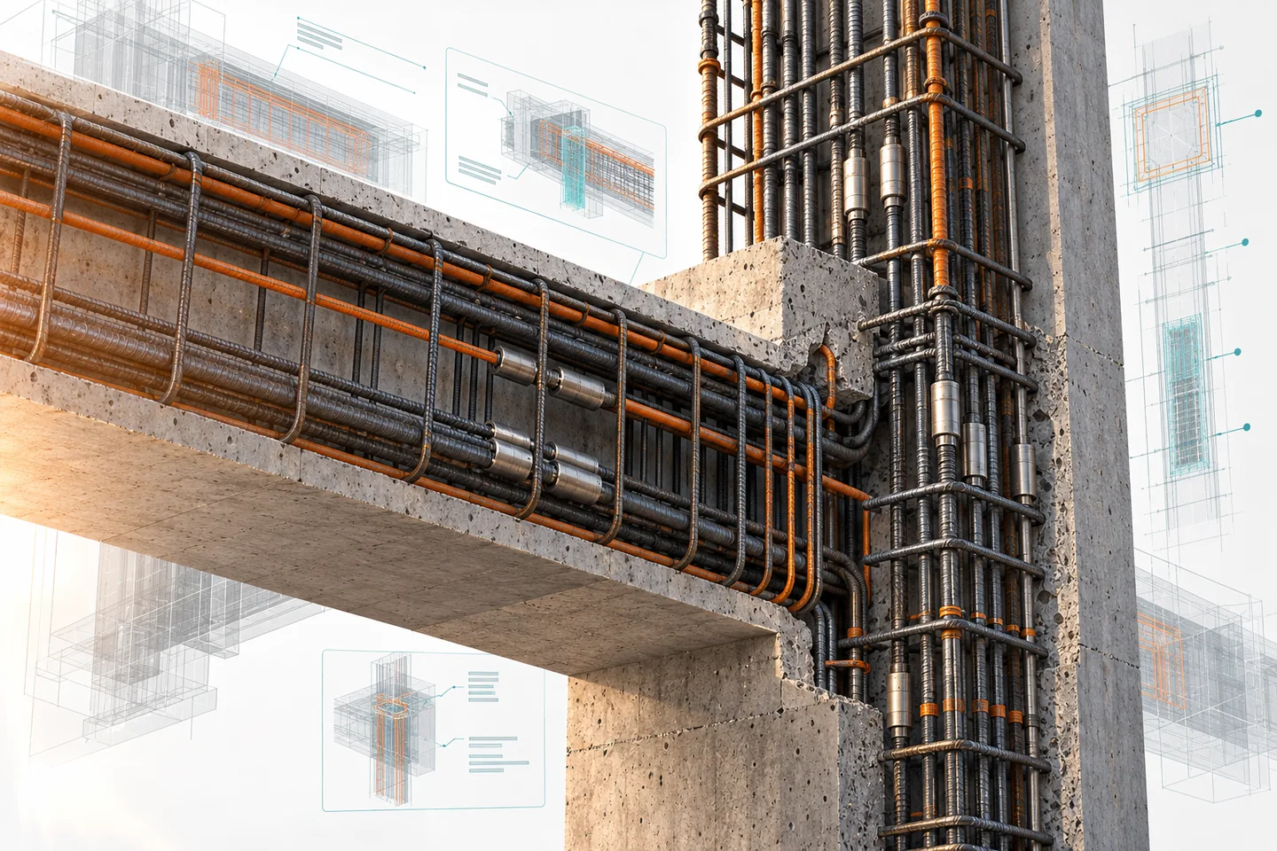 Conceptual BIM visualization for rebar model constructability review