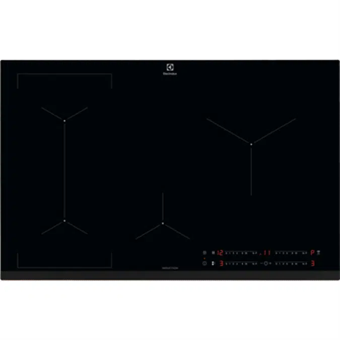 Electric hob with 4 burners unicook